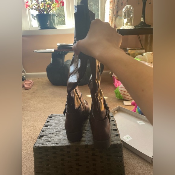 Brown Ortholite Boots Size 7 - Picture 3 of 6